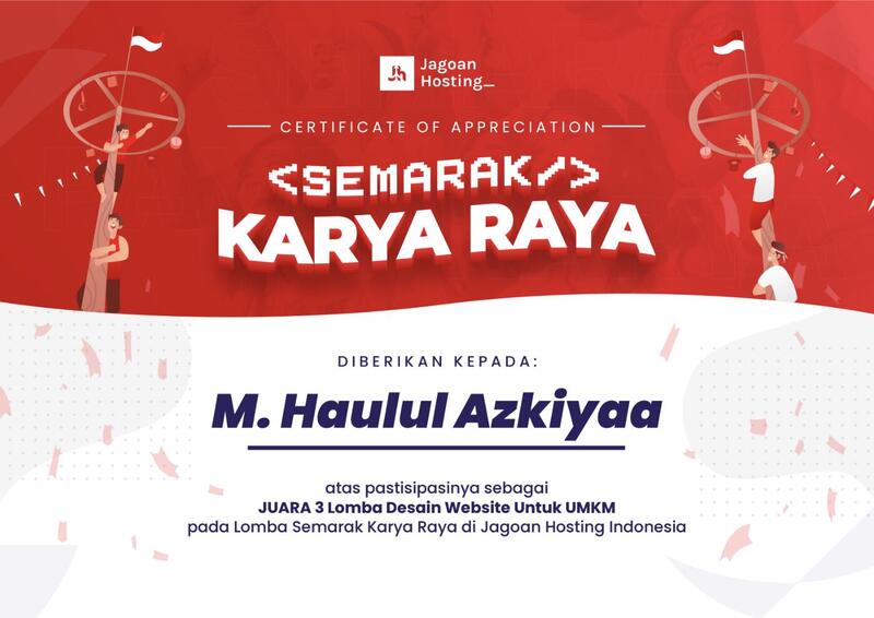 3rd Winner of UMKM Website Design Competition - Media 1