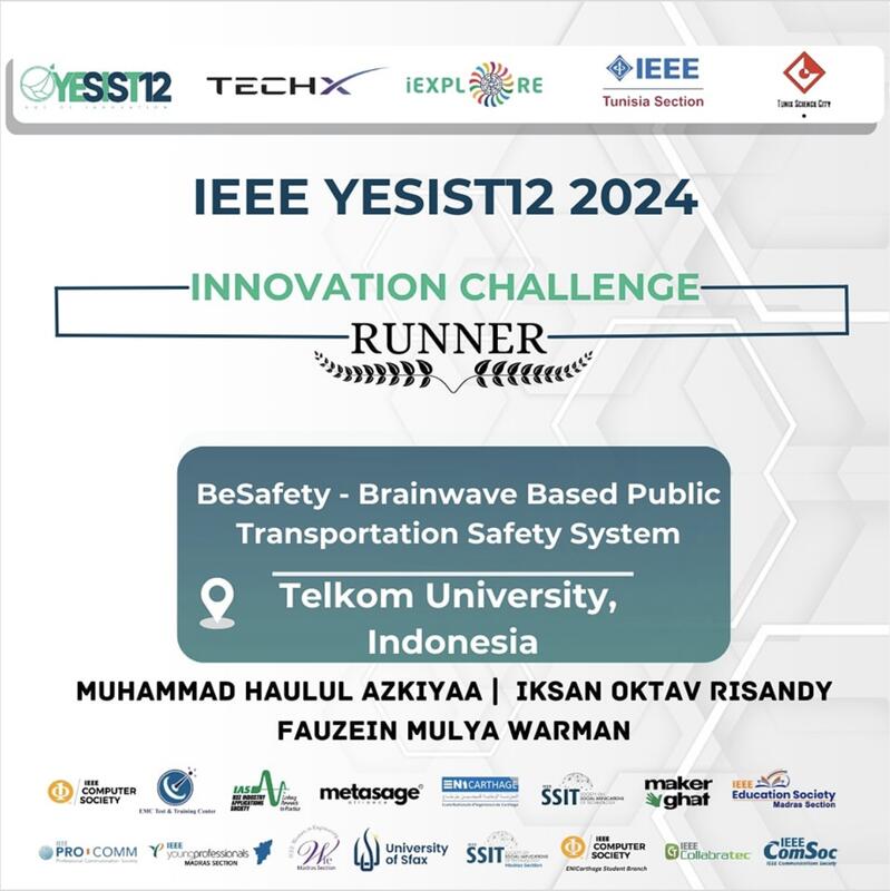Runner Up IEEE YESIST12 2024 Innovation Challenge Track - Media 1