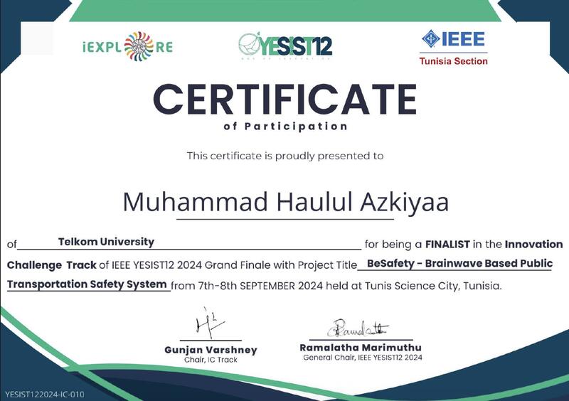 Runner Up IEEE YESIST12 2024 Innovation Challenge Track - Media 2